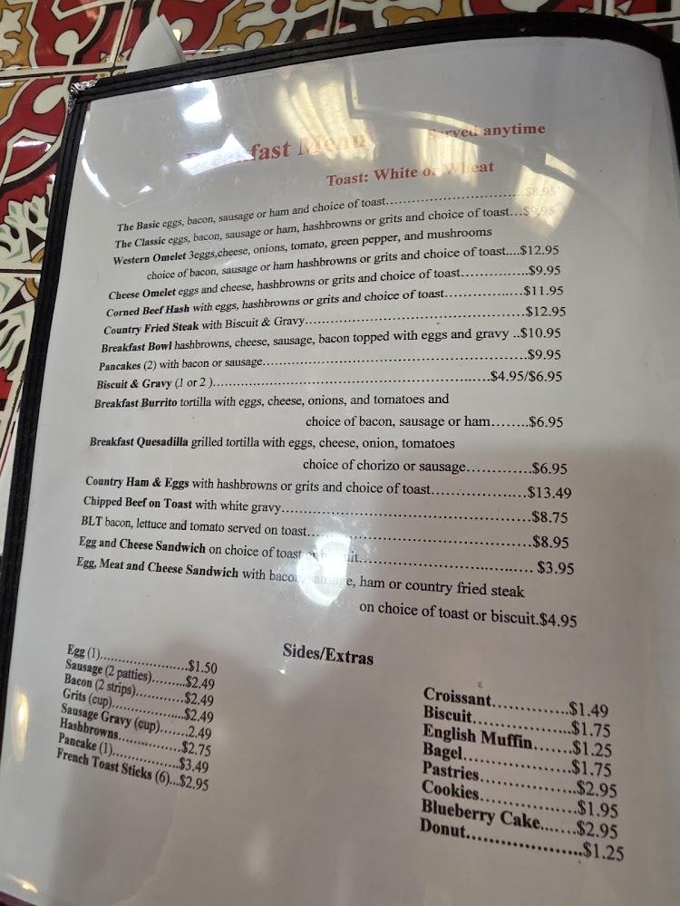 The Fillin Station Menu image 2